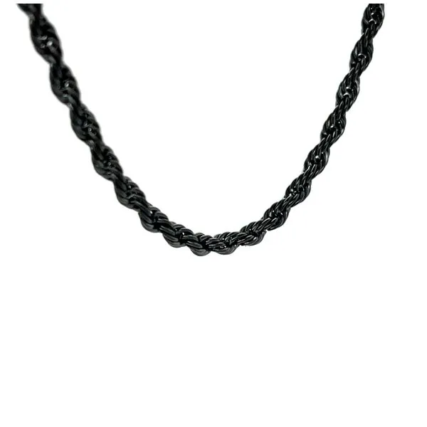 Black Stainless Steel Chain Image 3 Minor Jewelry Inc. Nashville, TN
