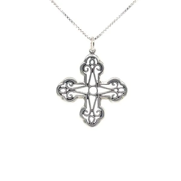 Sterling Silver Estate Cross Pendant Necklace Minor Jewelry Inc. Nashville, TN