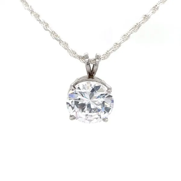 Sterling Silver Cubic Zirconia Pendant Necklace Minor Jewelry Inc. Nashville, TN