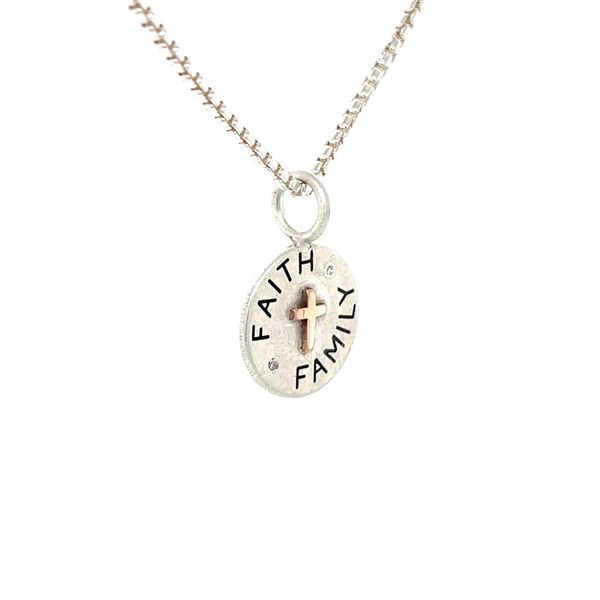 Sterling Silver and 14K Rose Gold 