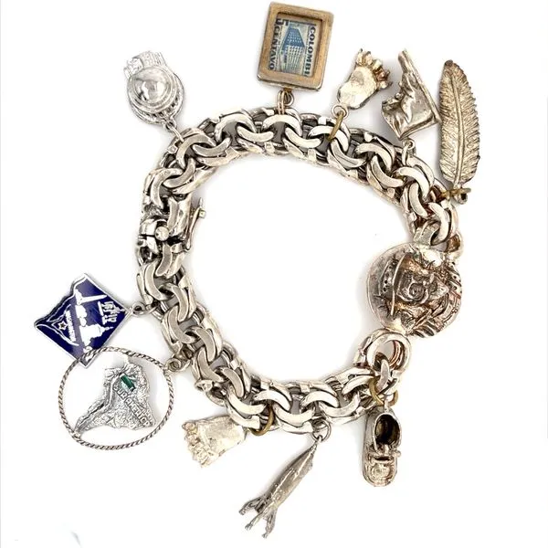 Sterling Silver Estate Charm Bracelet Minor Jewelry Inc. Nashville, TN