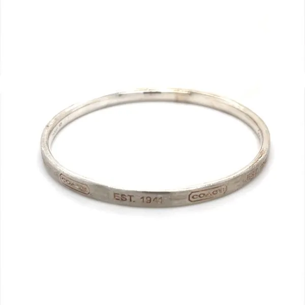 Sterling Silver Coach Bangle Bracelet Image 2 Minor Jewelry Inc. Nashville, TN