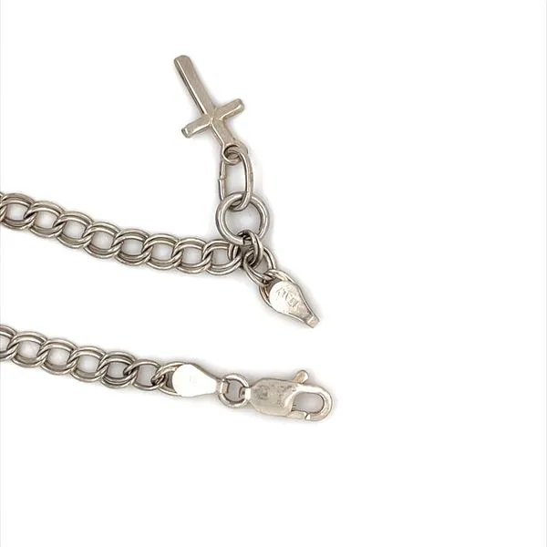 Strling Silver Cildren's Bracelet with Cross Charm Minor Jewelry Inc. Nashville, TN