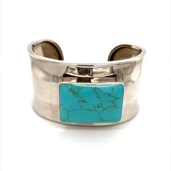 Sterling Silver Turquoise And Magnesite Cuff Bracelet Minor Jewelry Inc. Nashville, TN