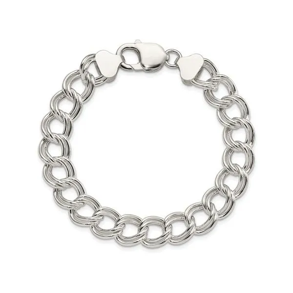 Sterling Silver Hollow Double Link Bracelet Minor Jewelry Inc. Nashville, TN
