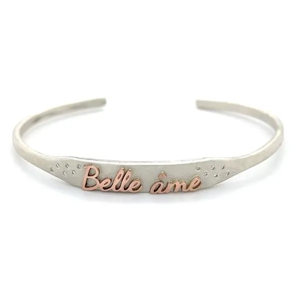 Sterling Silver and 14K Rose Gold 