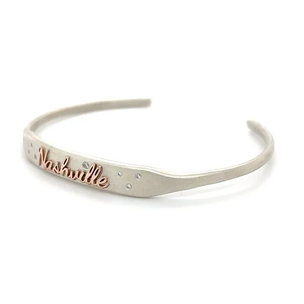 Sterling Silver and 14K Rose Gold 