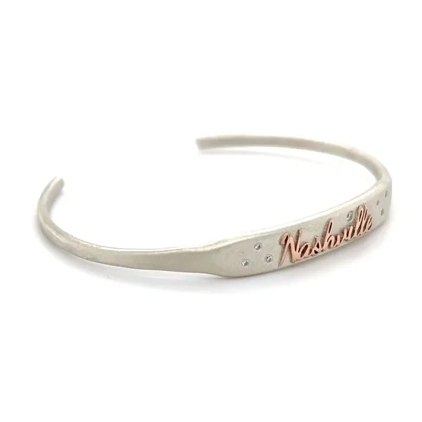 Sterling Silver and 14K Rose Gold 