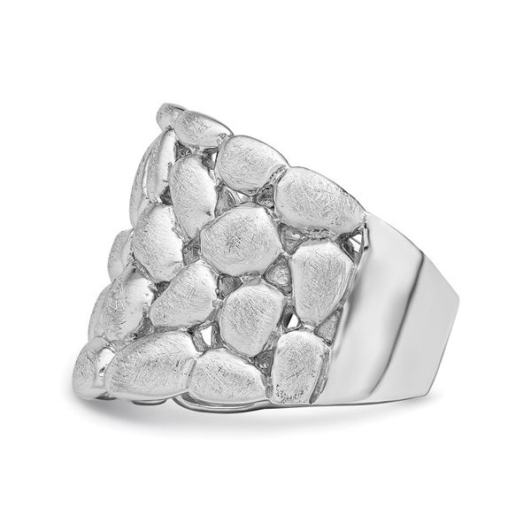 Sterling Silver Textured Nugget Ring Image 2 Minor Jewelry Inc. Nashville, TN