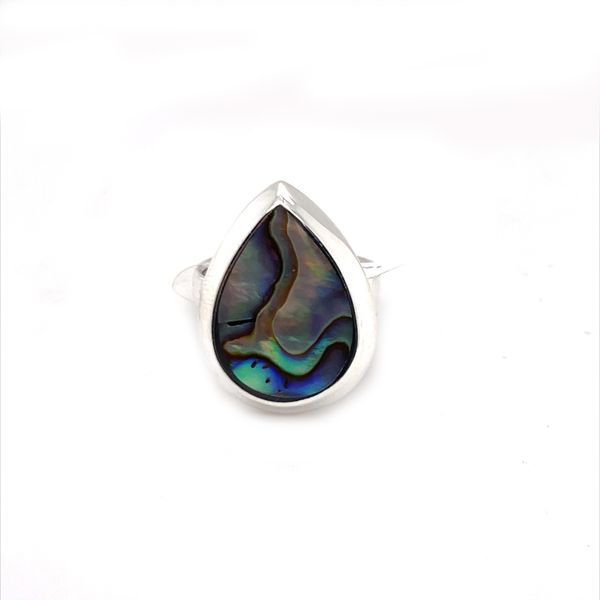 Sterling Silver And  Pear Shape Abalone Ring Minor Jewelry Inc. Nashville, TN