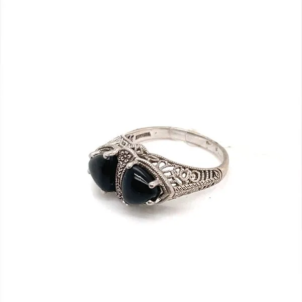 Sterling Silver Onyx Fashion Ring Image 2 Minor Jewelry Inc. Nashville, TN