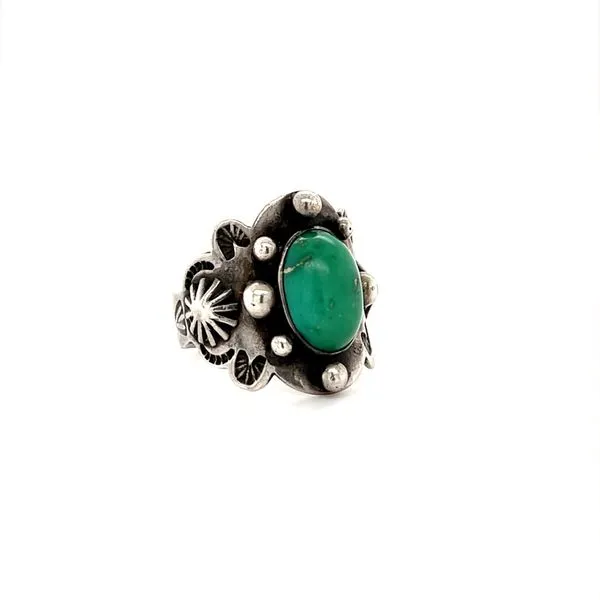 Sterling Silver Turquoise Ring Image 2 Minor Jewelry Inc. Nashville, TN