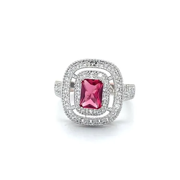 Sterling Silver Estate Synthetic Stone Ring Minor Jewelry Inc. Nashville, TN
