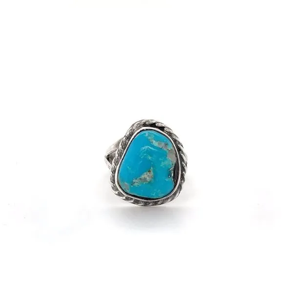 Sterling Silver Estate Turquoise Ring similar item image