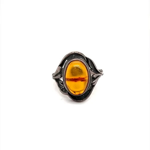 Sterling Silver Estate Amber Ring Minor Jewelry Inc. Nashville, TN