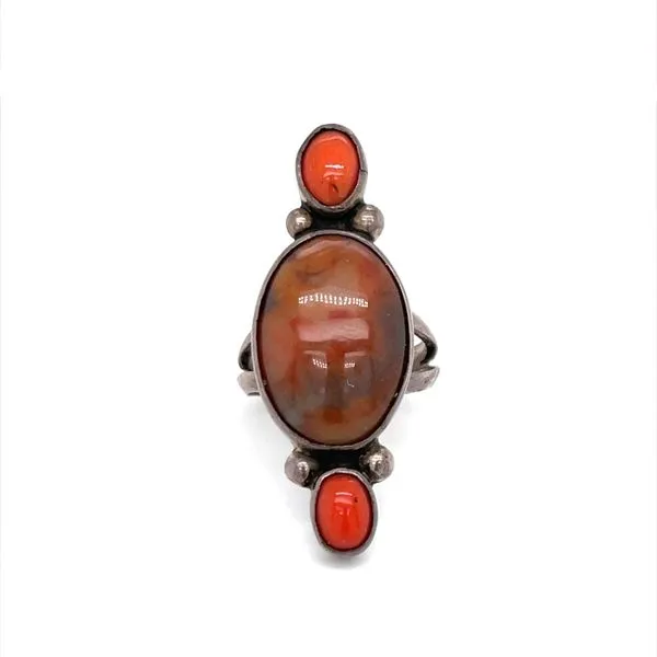 Sterling Silver Estate Agate Ring Minor Jewelry Inc. Nashville, TN