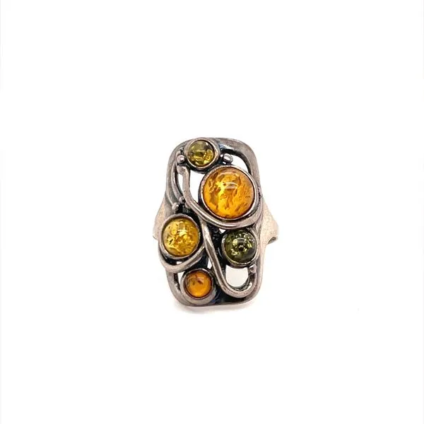 Sterling Silver Estate Amber Ring Minor Jewelry Inc. Nashville, TN