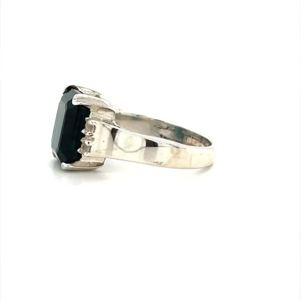 Sterling Silver Estate Cubic Zirconia Ring Image 2 Minor Jewelry Inc. Nashville, TN