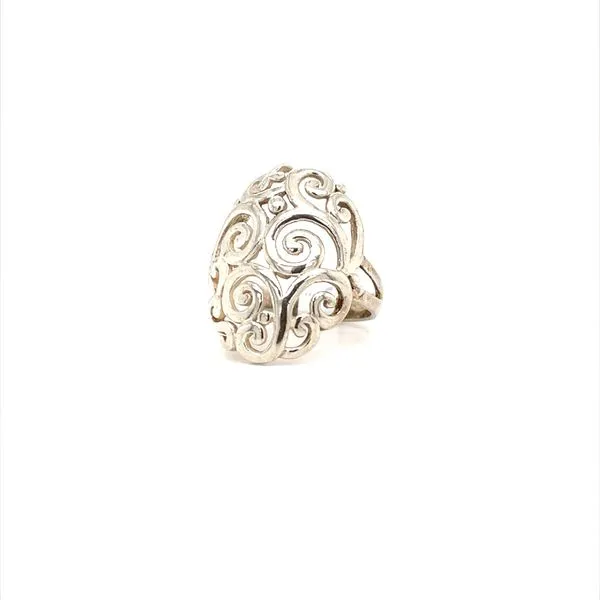 Sterling Silver Estate Filigree Ring Minor Jewelry Inc. Nashville, TN