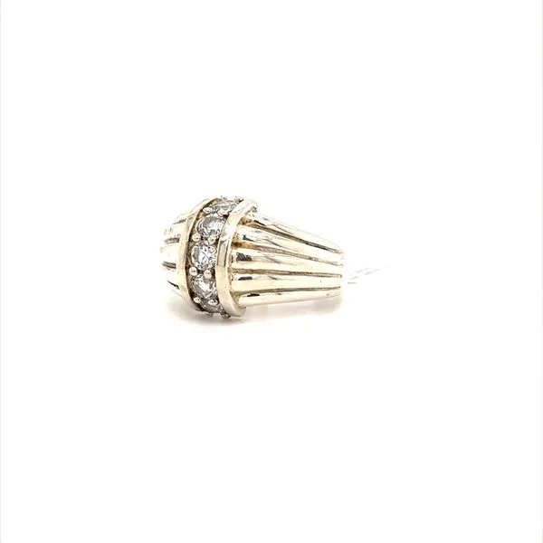 Sterling Silver Estate Cubic Zirconia Ring Image 2 Minor Jewelry Inc. Nashville, TN