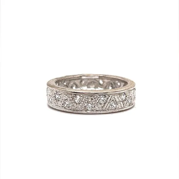 Sterling Silver Estate Cubic Zironia Ring Image 2 Minor Jewelry Inc. Nashville, TN
