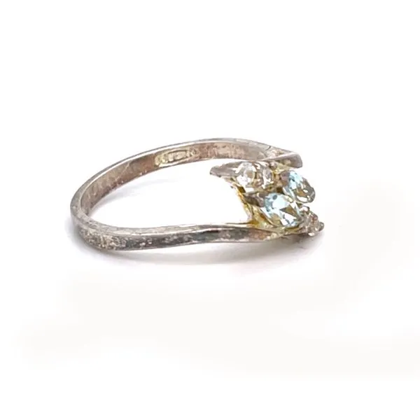 Sterling Silver Estate Tapaz and Glass Ring Image 2 Minor Jewelry Inc. Nashville, TN