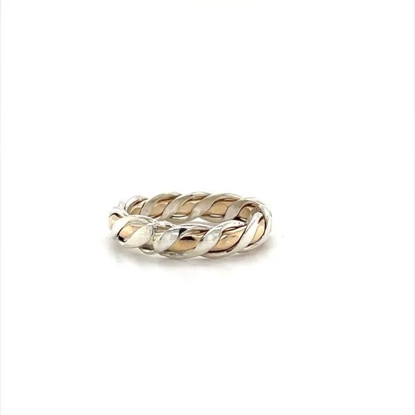 Sterling Silver and Gold Filled Estate Ring Image 2 Minor Jewelry Inc. Nashville, TN