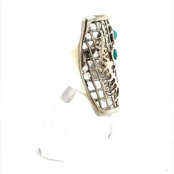 Sterling Silver Estate Turquoise Ring