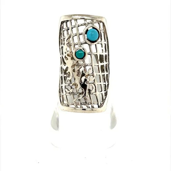 Sterling Silver Estate Turquoise Ring