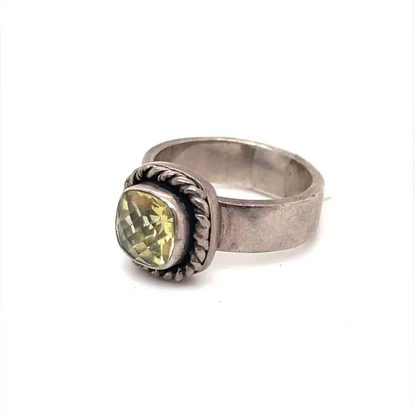 Sterling Silver Estate Peridot Ring