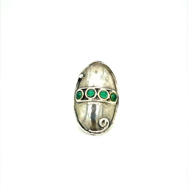Sterling Silver Estate Emerald Ring Minor Jewelry Inc. Nashville, TN