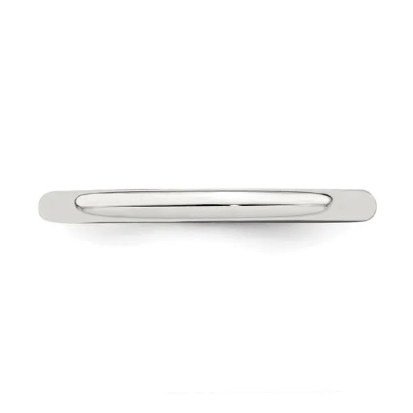 Sterling Silver Half Round Band Image 3 Minor Jewelry Inc. Nashville, TN