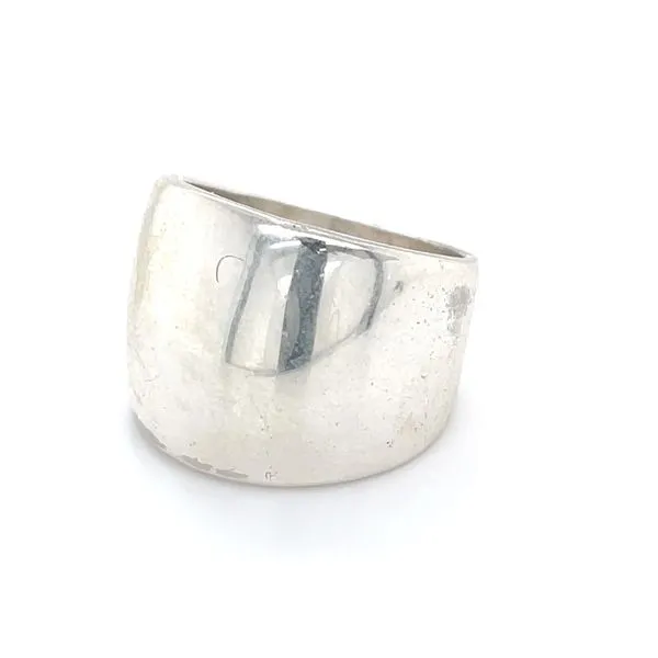 Sterling Silver Estate Wide Fashion Band