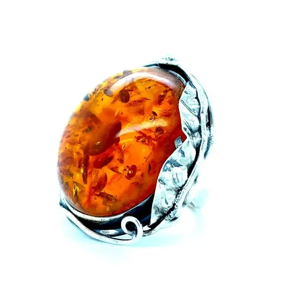 Amber Sterling Silver Ring Minor Jewelry Inc. Nashville, TN