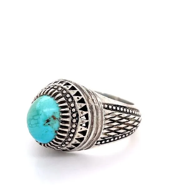 Sterling Silver Turquoise Ring Image 2 Minor Jewelry Inc. Nashville, TN