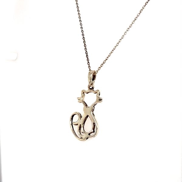 Sterling Silver Cat Cutout Pendant Necklace Minor Jewelry Inc. Nashville, TN
