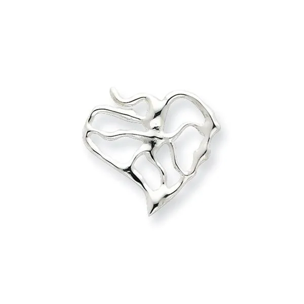 Sterling Silver Butterfly Heart Pendant Necklace Minor Jewelry Inc. Nashville, TN