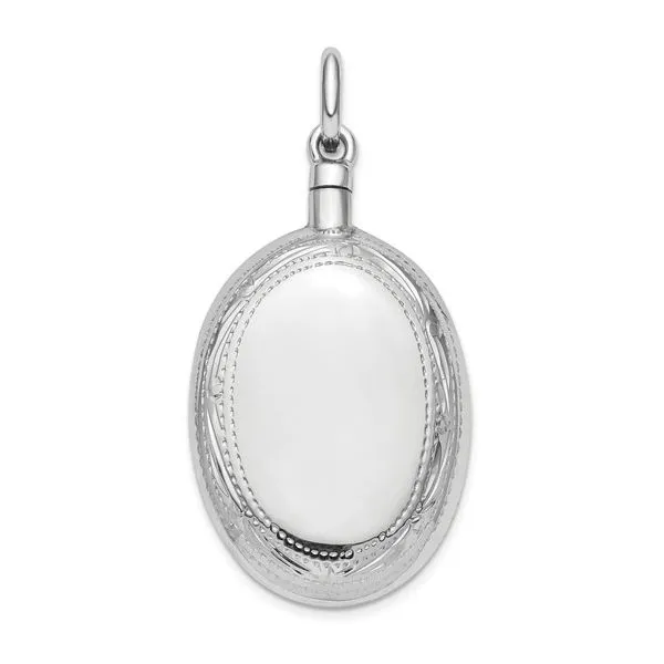 Sterling Silver Oval Ash Holder Pendant Minor Jewelry Inc. Nashville, TN