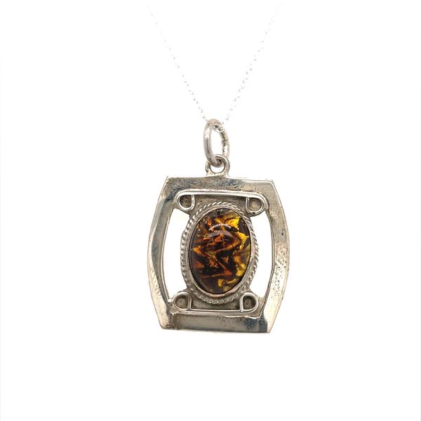 Sterling Silver And Amber Pendant Necklace Minor Jewelry Inc. Nashville, TN