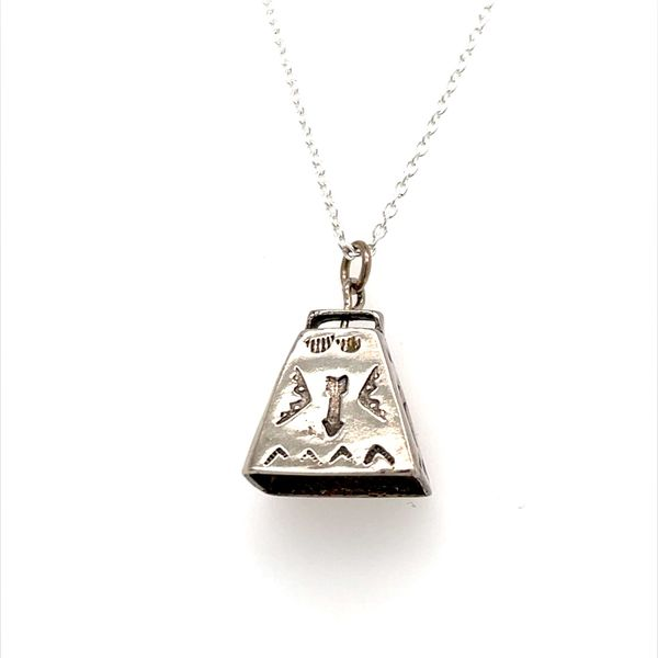 Silver Zuni Bell Pendant Necklace Image 2 Minor Jewelry Inc. Nashville, TN