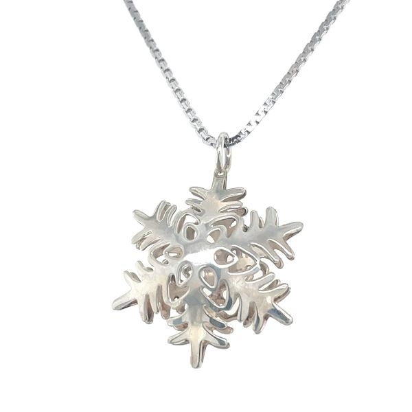 Sterling Silver Estate Snowflake Pendant Minor Jewelry Inc. Nashville, TN