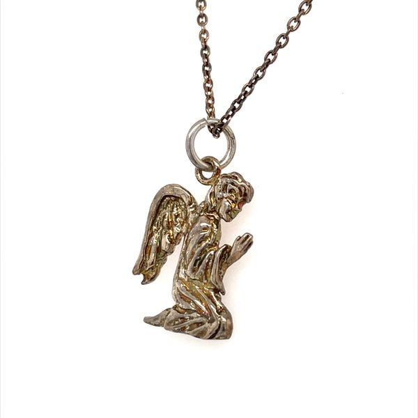 Sterling Silver Praying Angel Pendant Necklace Image 2 Minor Jewelry Inc. Nashville, TN