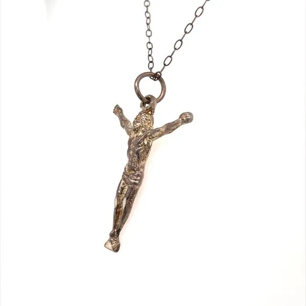 Sterling Crucifex Pendant Necklace Image 2 Minor Jewelry Inc. Nashville, TN