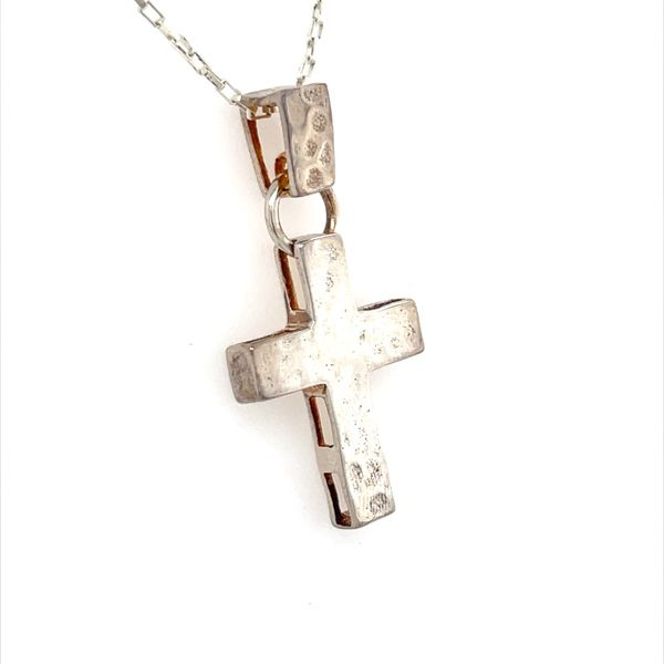 Silver Cross Pendant Necklace Image 2 Minor Jewelry Inc. Nashville, TN
