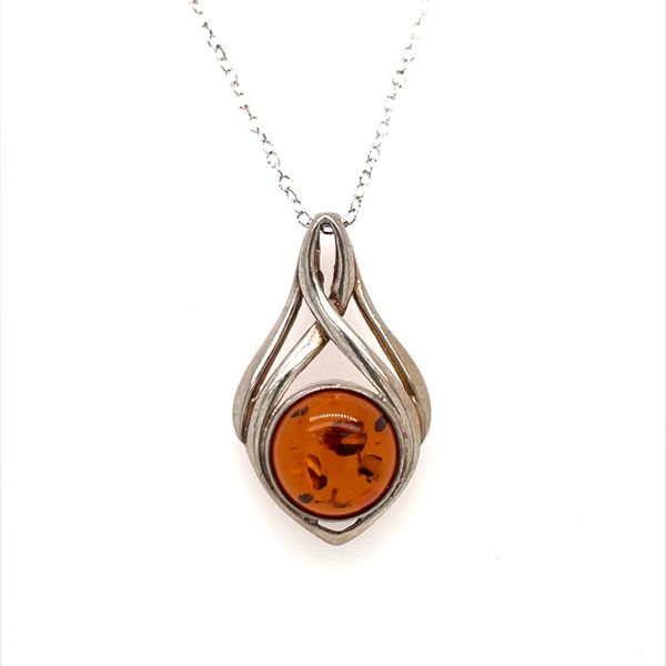 Sterling Silver And Amber Pendant Necklace Minor Jewelry Inc. Nashville, TN