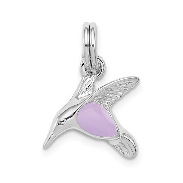 Sterling Silver Enamel Hummingbird Charm Minor Jewelry Inc. Nashville, TN