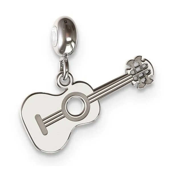 Sterling Silver Guitar Charm Minor Jewelry Inc. Nashville, TN