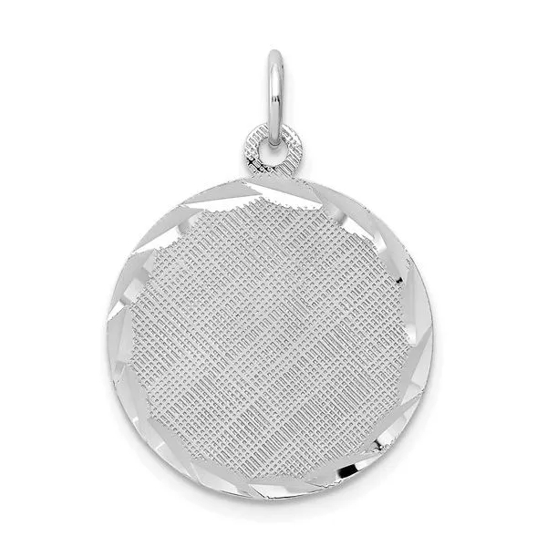 Sterling Silver Patterned Polished Disc Minor Jewelry Inc. Nashville, TN