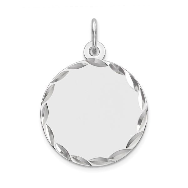 Sterling Silver Engraveable Polished Disc Charm Minor Jewelry Inc. Nashville, TN
