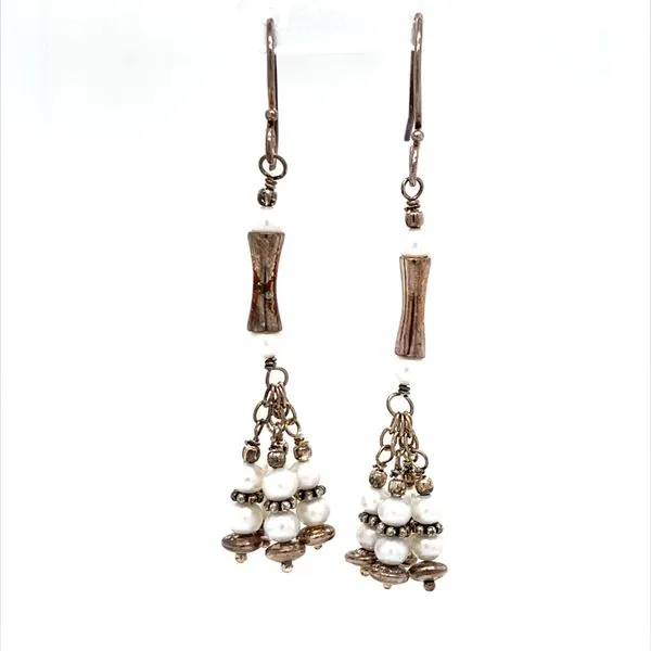 Sterling Silver and Pearl Drop Earrings Minor Jewelry Inc. Nashville, TN